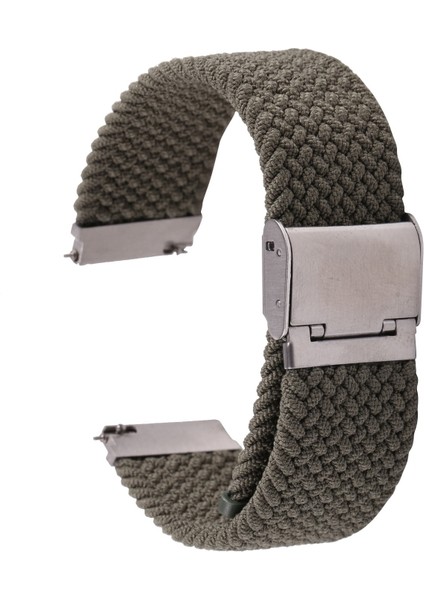 Galaxy Watch 4 20MM Için Naylon Örgülü Metal Toka Kayışı (Yurt Dışından)