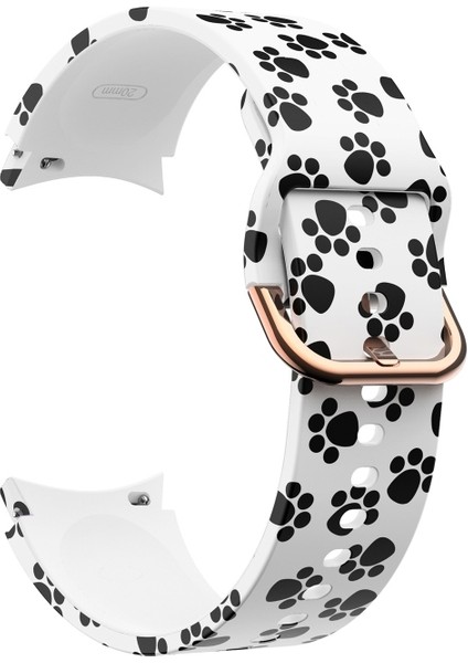 Samsung Galaxy Watch4 Için / Watch4 Klasik Silikon Kayışı (Yurt Dışından)
