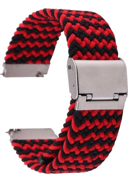 Galaxy Watch 4 20MM Için Naylon Örgülü Metal Toka Kayışı (Yurt Dışından)