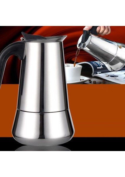 Moka Indüksiyon Italyan Kahve Makinesi + 4 Kupa (Yurt Dışından)