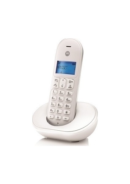 T101 Handsfree Dect Telsiz Telefon Beyaz