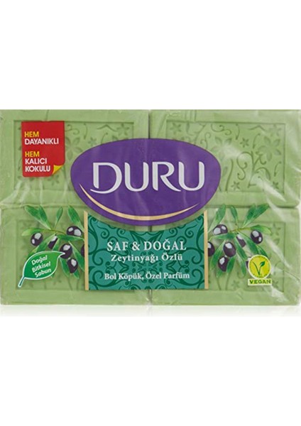 Saf & Doğal Zeytinyağlı Kalıp Sabun, 600 gr Banyo Sabunu