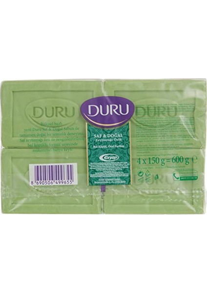 Saf & Doğal Zeytinyağlı Kalıp Sabun, 600 gr Banyo Sabunu fiyatları
