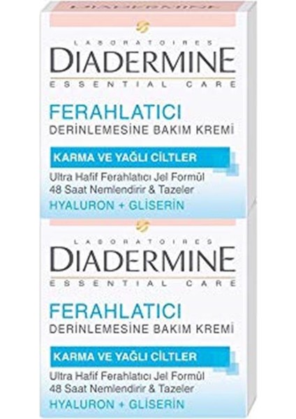 Ferahlatıcı Bakım Kremi Karma Ve Yağlı Ciltler 50 Ml 2'LiYüz Kremi