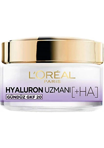 L'Oréal Paris Loreal Paris L'oréal Paris Hyaluron Uzmanı Cilt Dolgunlaştıran Nemlendirici Krem Gkf 20Yüz Kr