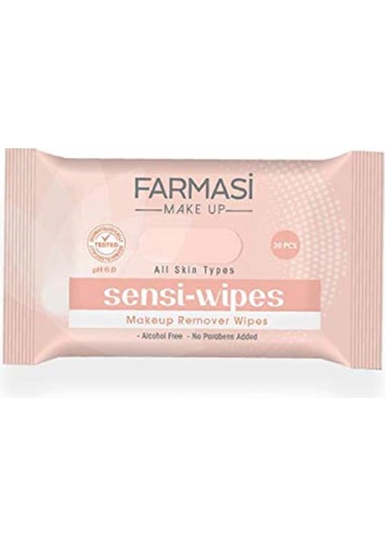 Sensi Wipes Makyaj Temizleme Mendili 30'luMakyaj Temizleme Mendili