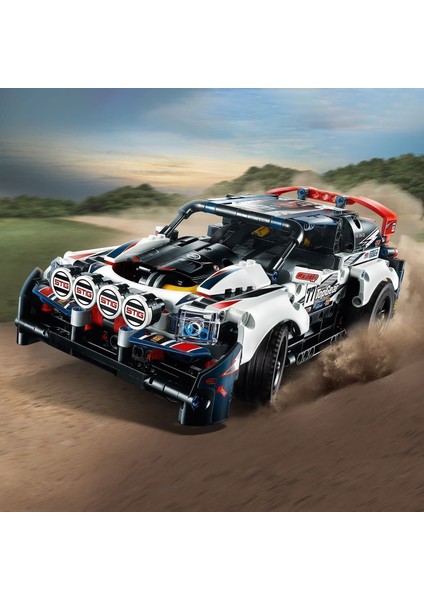 LEGO® Technic 42109 Uzaktan Kumandalı Top Gear Ralli Arabası Yapım Seti (463 Parça) - Çocuk ve Yetişkin için Koleksiyonluk Oyuncak Araba