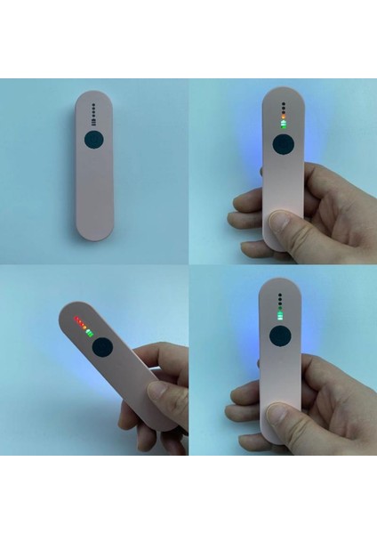 Uvc Sterilizasyon El Uvc Lamba USB Şarj Edilebilir Ev Mini Dezenfeksiyon Ultraviyole Lamba Işık (Yurt Dışından)