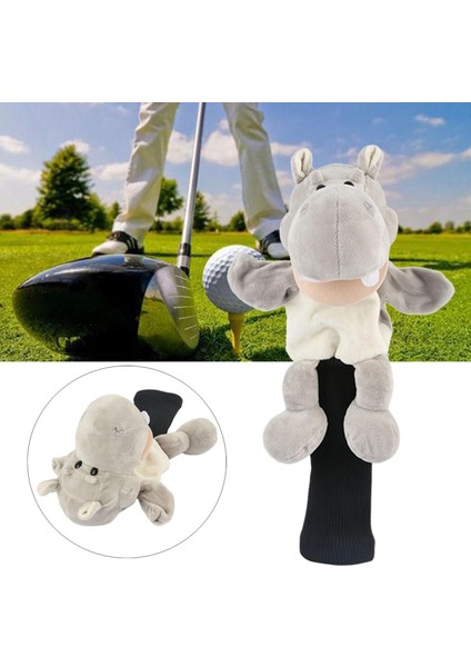 Peluş Hayvan Golf Kulübü Başağı Kapağı Sürücü Yerine Ahşap Başörtüsü Koruyucu fırsatları