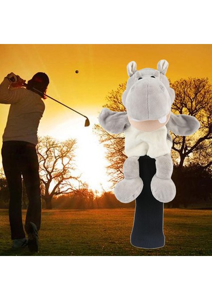Peluş Hayvan Golf Kulübü Başağı Kapağı Sürücü Yerine Ahşap Başörtüsü Koruyucu indirimleri
