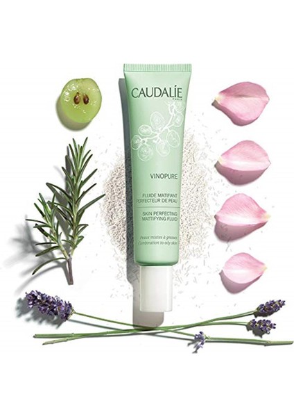 Caudalie Vinopure Mattifying Fluid Matlaştırıcı Etkili Nemlendirici Bakım Kremi 40 modelleri