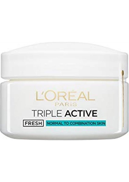 Loreal Paris L'oréal Paris 3 Etkili Ferahlık Günlük Bakım Kremi Normal Ve Karma Ciltler 50 ml, 50 ml