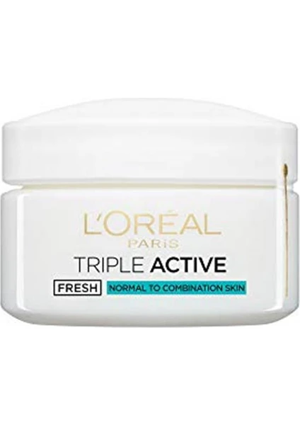 L'Oréal Paris Loreal Paris L'oréal Paris 3 Etkili Ferahlık Günlük Bakım Kremi Normal Ve Karma Ciltler 50 ml, 50 ml