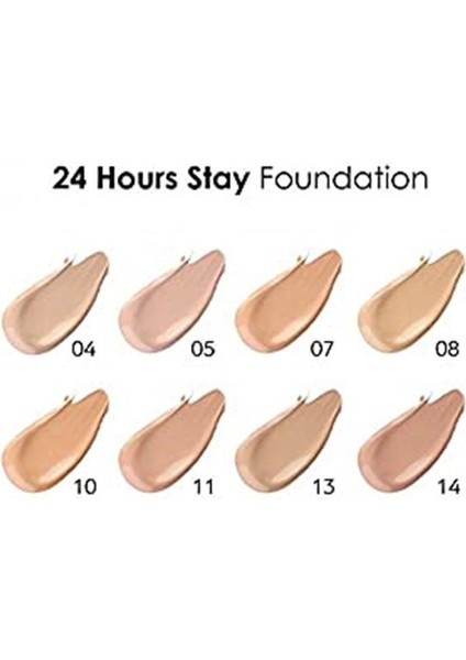 gr Up To 24 Hours Stay Foundatıon No: 13 1 Paket (1 x 1 Adet)Fondöte