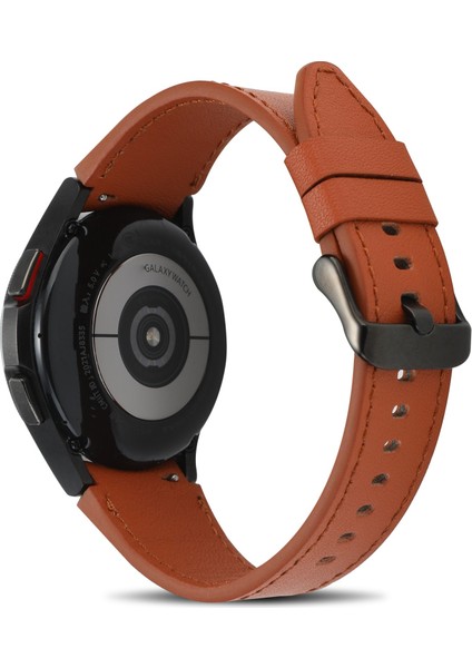 Puluz Samsung Galaxy Watch4 40Mm/44Mm Için Deri Kordonlu Saat Kahverengi (Yurt Dışından) modelleri