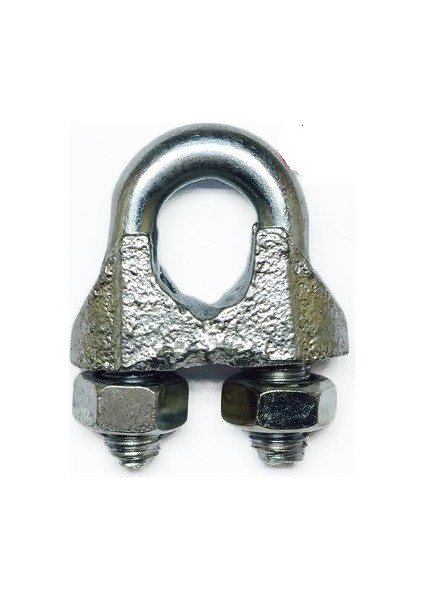 Klemens 5 mm (50 Adet) - Çelik Halat Bağlama / Düğüm