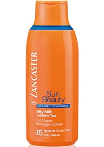 Sun Beauty Silky Milk Sublime Tan SPF15 1 Paket Vücut Güneş Kremi