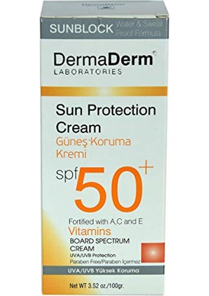 Dermaderm Güneş Koruma Krem Spf + 50Vücut Güneş Kremi