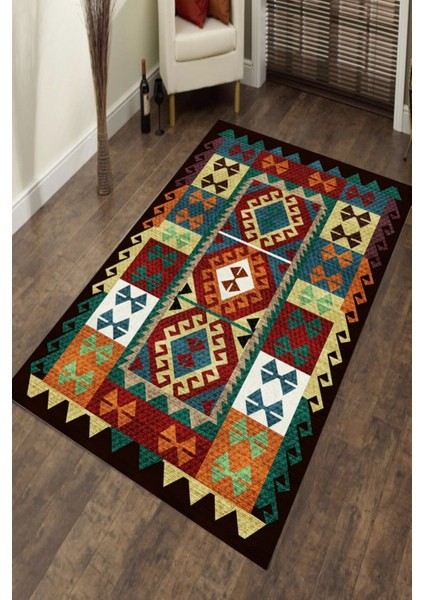 Antik Desenli Renkli Halı WL1188
