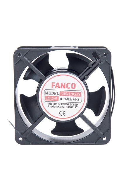 12*12*38 mm Kare Fan