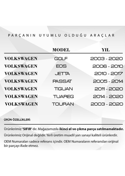 Volkswagen Caddy, Skoda Kodiaq Ön Cam Silecek Suyu Fıskiye Memesi