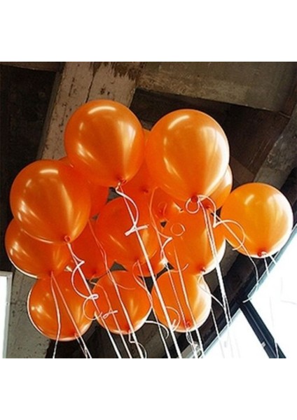 Balon Metalik Turuncu (10 Adet)