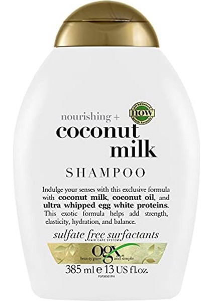 Besleyici Coconut Milk Şampuan, 385 ml