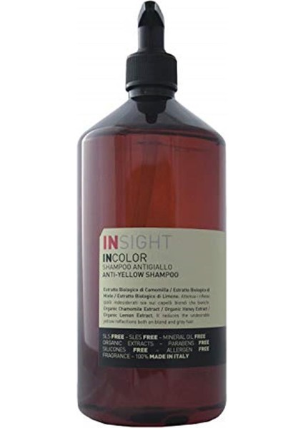 Incolor Anti-Yellow Sarı Yansıma Önleyici Şampuan 900 ml