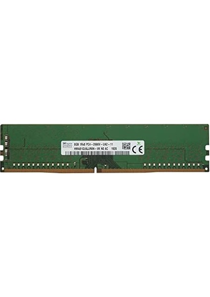 HMA81GU6JJR8N-VK 8GB 2666MHz DDR4 PC4-19200 CL19 Non ECC Unbuffered Masaüstü Ram