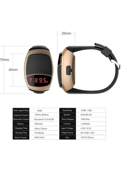 B90 Bluetooth Hoparlör (Yurt Dışından)