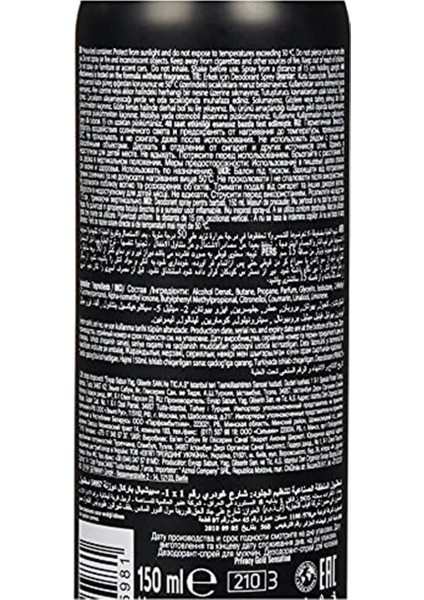 Gold Men Erkek Deodorant, 150 ml