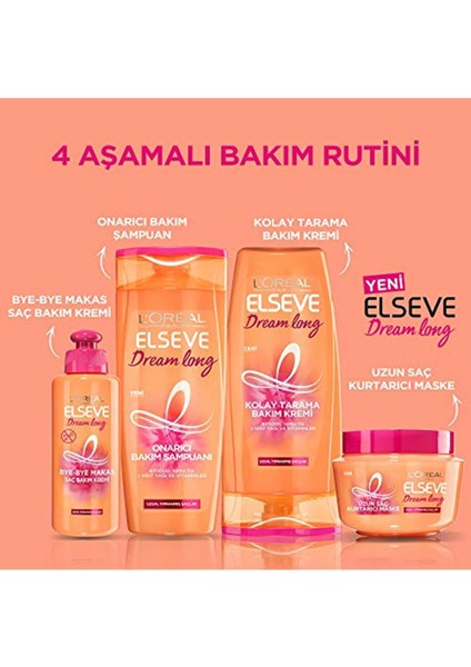 L'oréal Paris Elseve Dream Long Bye-Bye Makas Saç Bakım Kremi, 200 ml Saç Kremi