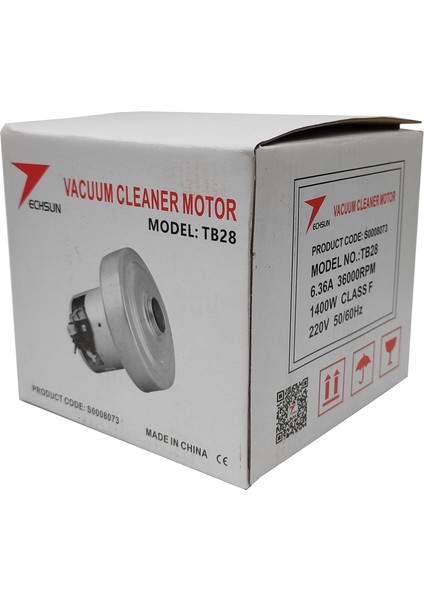 Elektrik Süpürge Motoru Philips Arzum Uyumlu 1400W. TB28 modelleri