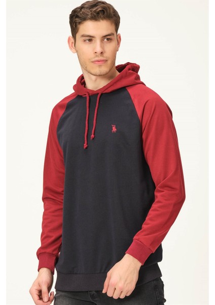V4005 Dewberry Erkek Sweatshirt-Lacivert- Bordo fırsatları
