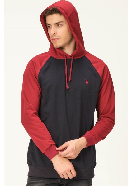 V4005 Dewberry Erkek Sweatshirt-Lacivert- Bordo indirimleri