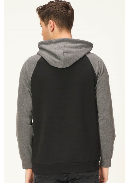 V4005 Dewberry Erkek Sweatshirt-Siyah-Antrasit fiyatları