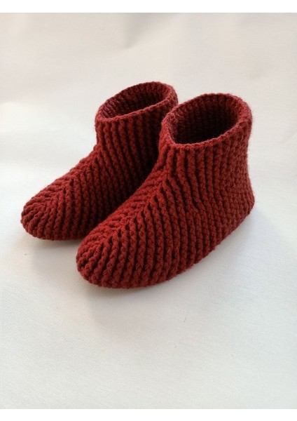 Handmade El Örgüsü Kadın Tarçın Ev Botu fırsatları