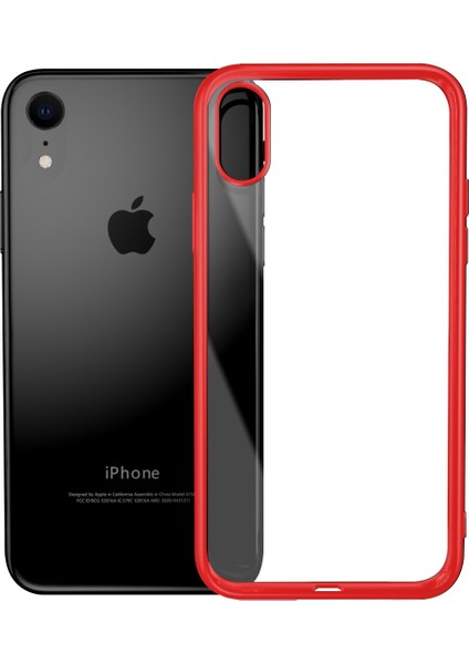 Elit Shine iPhone Xr Kapak Full Kırmızı