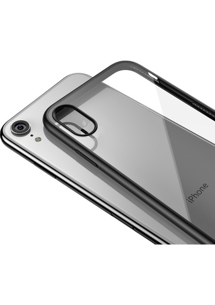 Elit Shine iPhone Xr Kapak Full Kırmızı