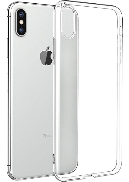 Bikapak Eco Silikon iPhone Xs Max Şeffaf Kapak