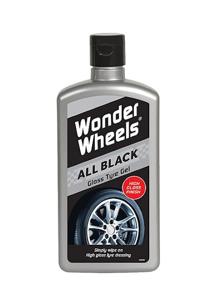 Wonder Wheels Black Gloss Tyre Dressing Lastik Bakım Jeli 500 ml