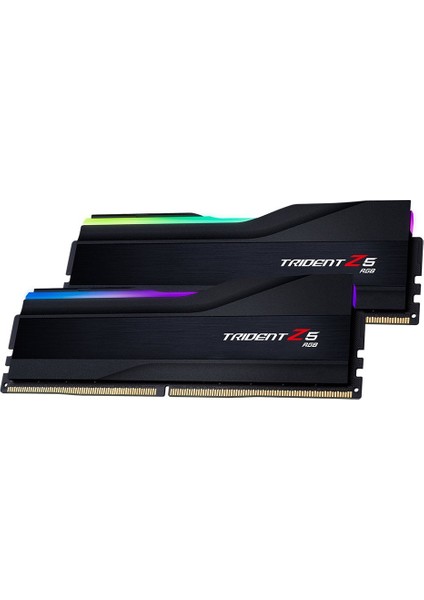 Trident Z5 Rgb Siyah Ddr5 5600MHZ CL36 32GB (2X16GB) Dual (36-36-36-76) 1.2V (F5-5600U3636C16GX2-TZ5RK) Ram