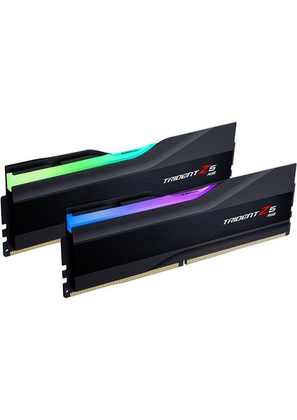 Trident Z5 Rgb Siyah Ddr5 5600MHZ CL36 32GB (2X16GB) Dual (36-36-36-76) 1.2V (F5-5600U3636C16GX2-TZ5RK) Ram