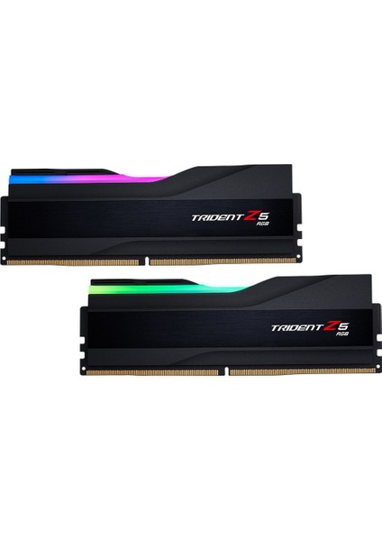 Trident Z5 Rgb Siyah Ddr5 5600MHZ CL36 32GB (2X16GB) Dual (36-36-36-76) 1.2V (F5-5600U3636C16GX2-TZ5RK) Ram