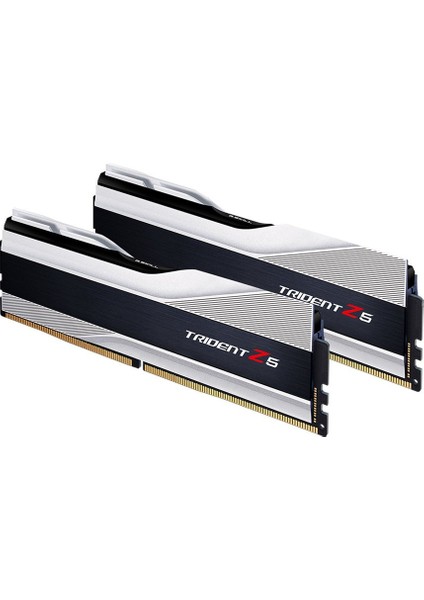 Trident Z5 Gümüş Ddr5 6000MHZ CL36 32GB (2X16GB) Dual (36-36-36-76) 1.3V (F5-6000U3636E16GX2-TZ5S) Ram