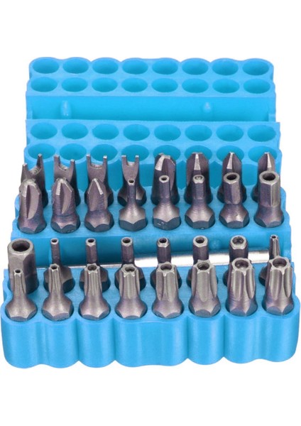 33 Adet Sabotaj Kanıtı CRV6150 Torx Hex Yıldız Bit (Yurt Dışından)