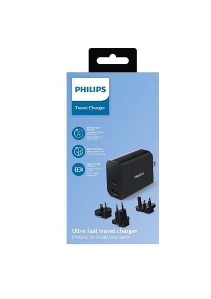 1 Type-C/1 Usb-A 30W Duvar Şarj Adaptörü