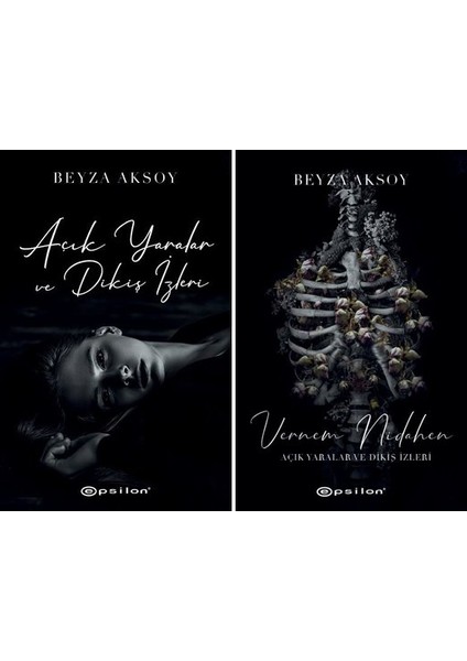 Açık Yaralar ve Dikiş İzleri 2 Kitap Set - Beyza Aksoy