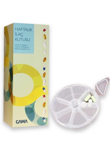 Haftalık Ilaç Kutusu 10LU Paket