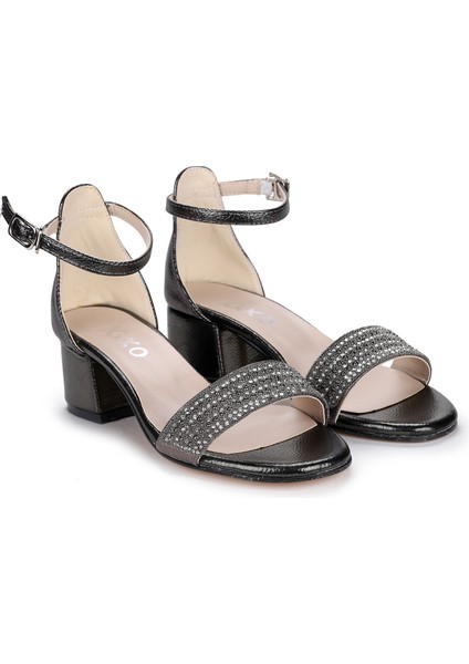 Kiko 761 Vakko Günlük Kız Çocuk 3 cm Topuk Sandalet Ayakkabı Platin modelleri